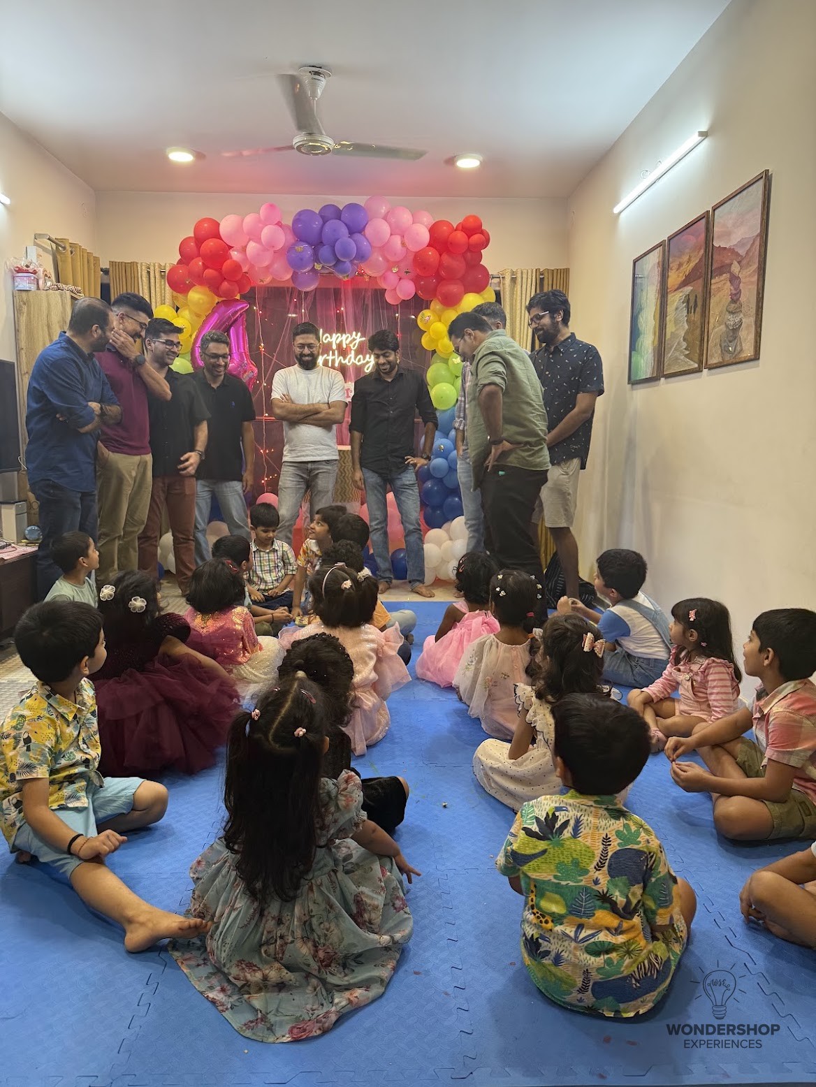 Home birthday party — real event photo
