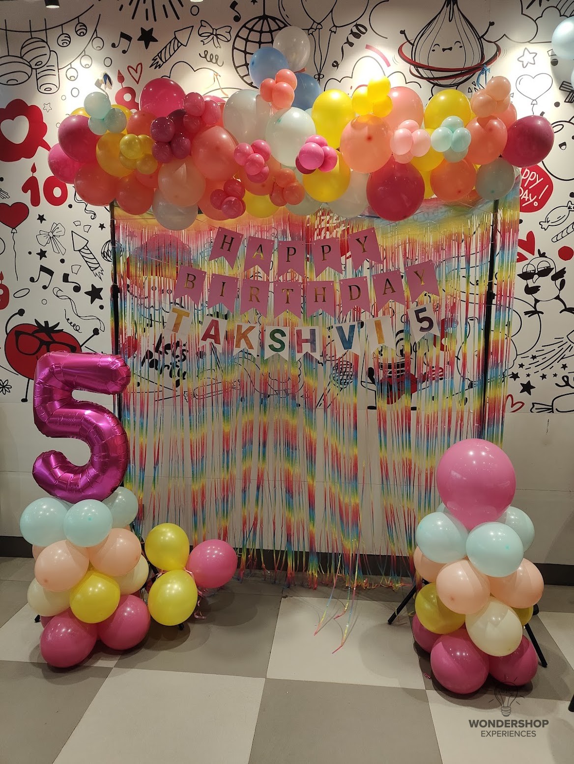 Restaurant birthday celebration — real event photo
