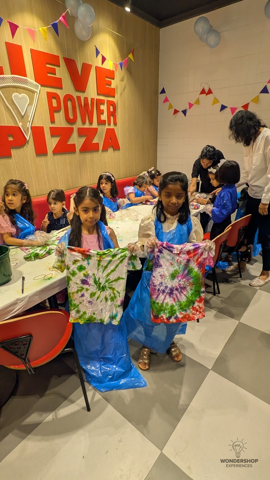 Restaurant birthday celebration — real event photo