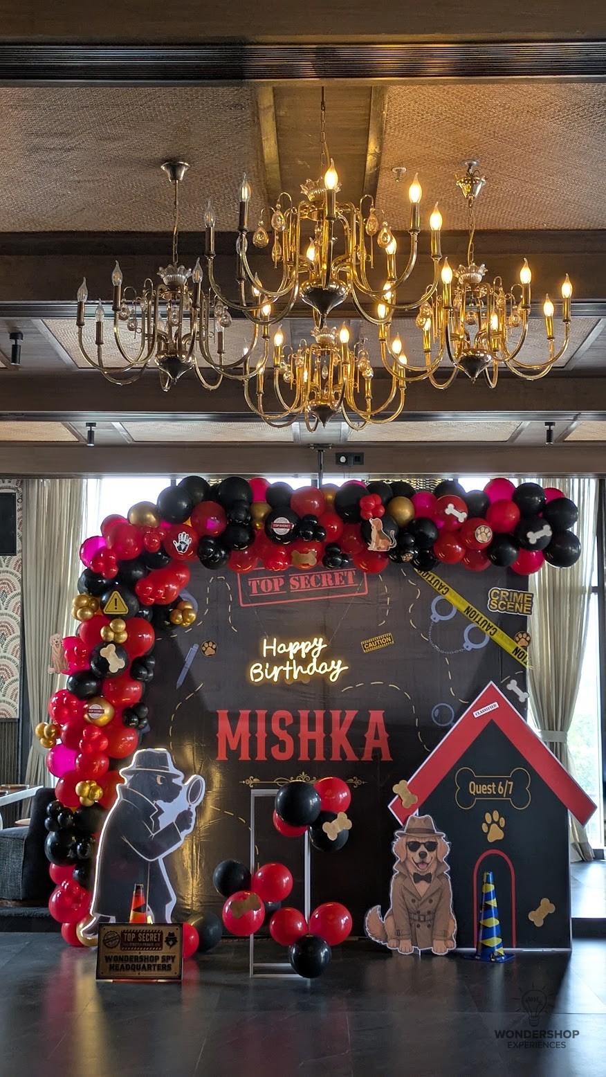 Restaurant birthday celebration — real event photo