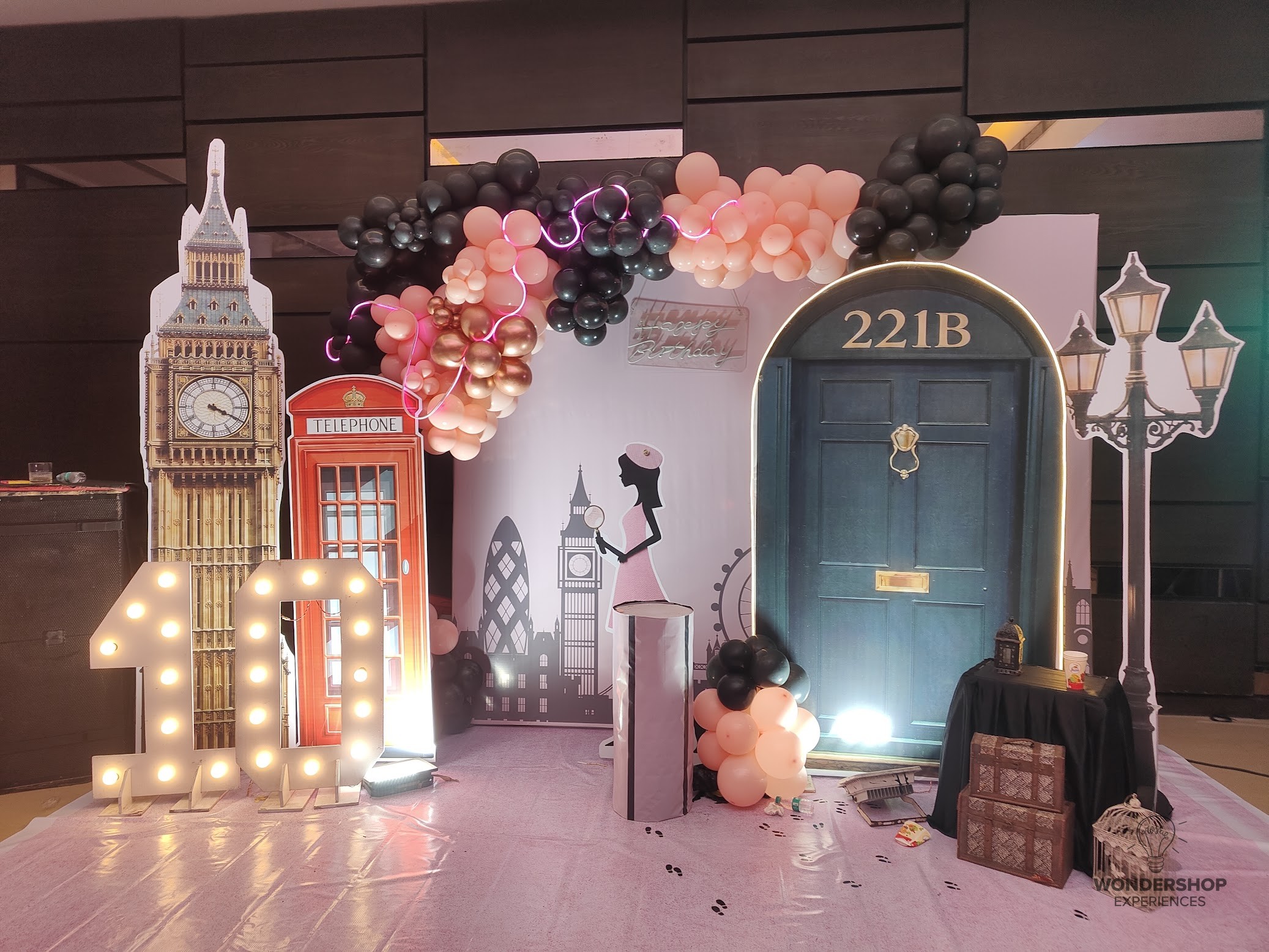 Society banquet birthday celebration — real event photo