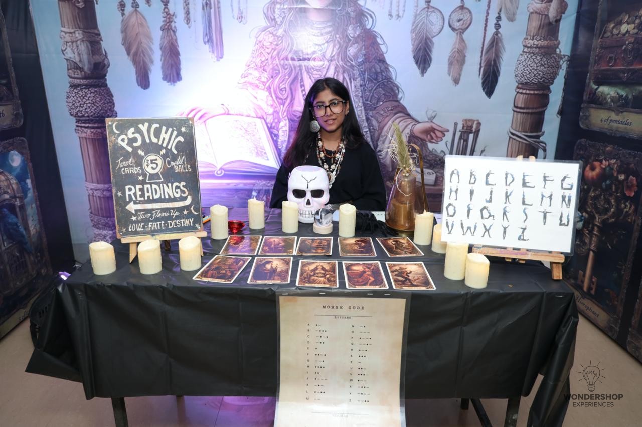 Spy mission decor — real event photo