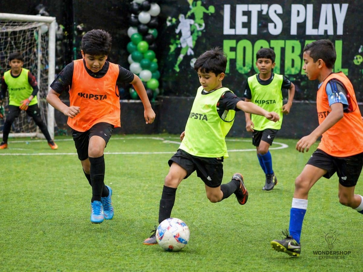 Football engagement on turf