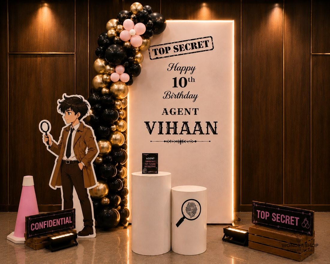 Spy decor setup